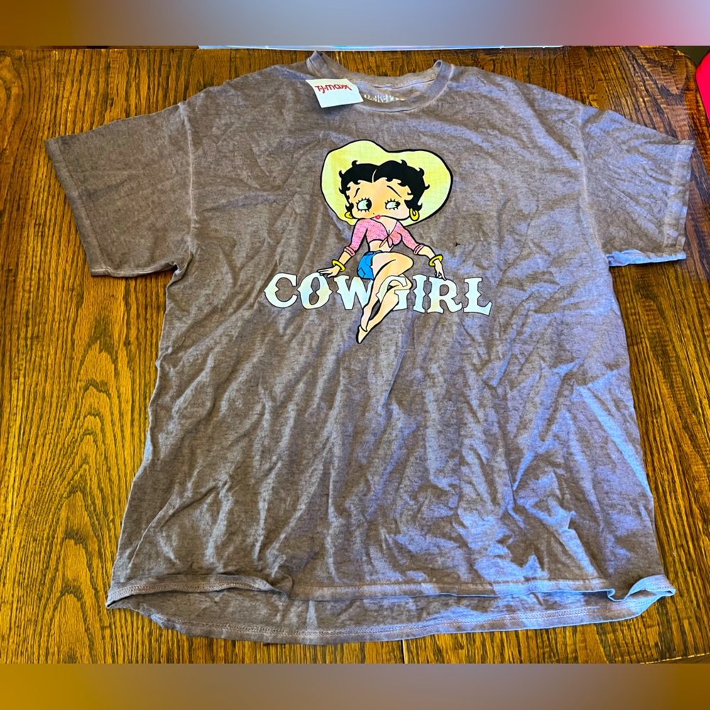 Betty Boop Cowgirl shirt XL